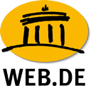 das Logo von Web.de